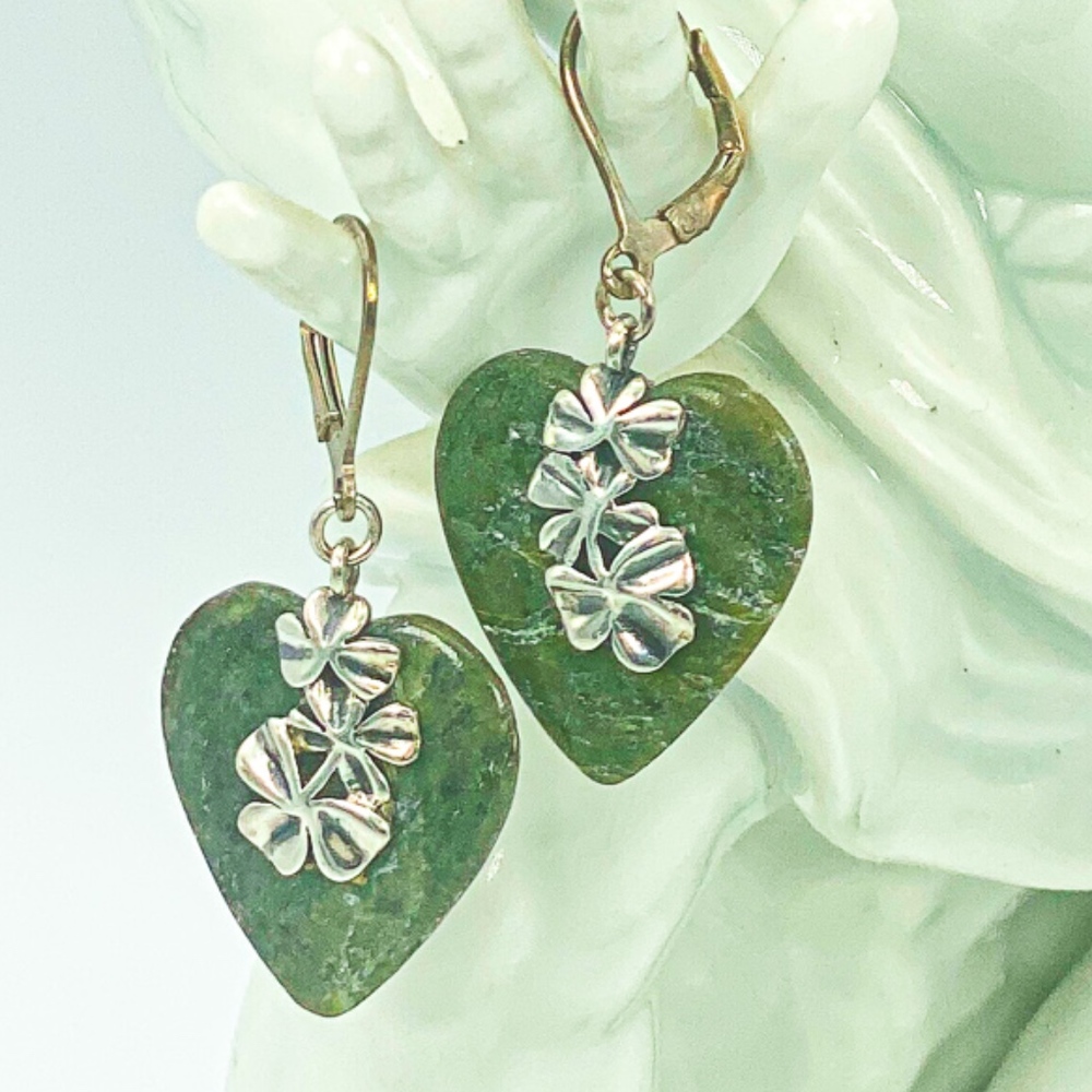 Connamara Marble & Sterling Silver Earrings